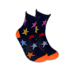 Imagem do Meias Urbans Crossfit Bike Skate Cano Alto Estrelas Coloridas