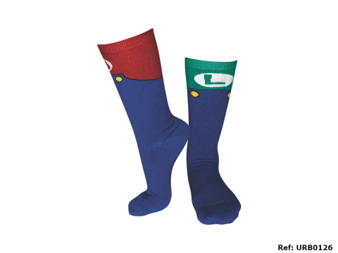 Meias Urbans Cano Alto Mario/ Luigi