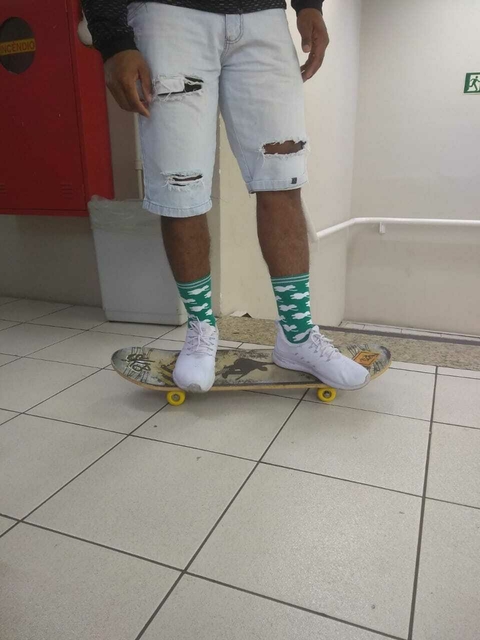 Meias Urbans Cano Alto Trevo