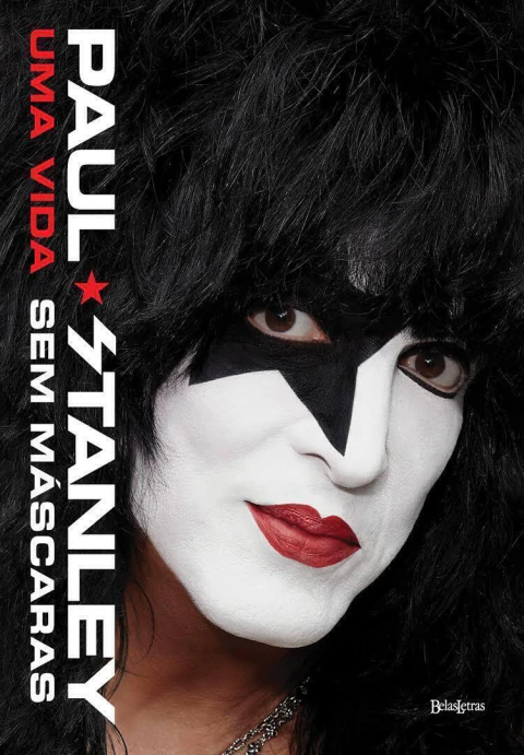 Capa do livro Uma Vida Sem Máscaras, autobiografia de Paul Stanley do KISS