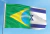 Bandeira Brasil Israel - comprar online