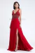 Vestido Longo Adelfa Vermelho
