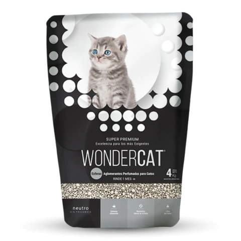 Wondercat - Esferas de Bentonita (Neutro)