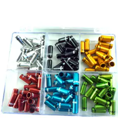 QUAXAR Kit Terminaciones Funda Cable 20 X 6 Colores ACC9030