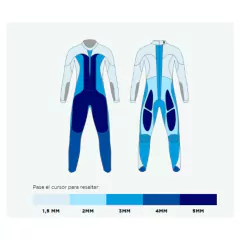 HELIX TRAJE DE NEOPRENE BLUE 70