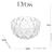 CENTRO DE MESA DECORATIVO DE CRISTAL DE CHUMBO DELI DIAMOND 25x13cm - comprar online
