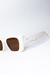 Óculos de Sol Acetato Gatinho Virginia Off White - comprar online