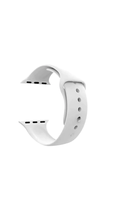 Pulseira de Silicone Smartwatch Branca - 41mm