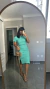 Conjunto Canelado Ribana Saia Midi Blusa Cropped Manga Curta Melissa Verde Água - Menta Pimenta Rosa - Loja de roupas femininas - estilo - Moda básica - atemporal - estilosa