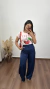 Calça Alfaiataria Pantalona Pandora Marinho - comprar online