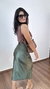 Blusa Cropped Poliamida Regata Nadador Atenas Marrom - comprar online