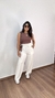 Blusa Cropped Poliamida Regata Nadador Atenas Marrom - Menta Pimenta Rosa - Loja de roupas femininas - estilo - Moda básica - atemporal - estilosa