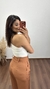 Calça Alfaiataria Pantalona Pandora Caramelo na internet