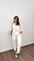 Calça Jeans Mom Cintura Alta Verônica Off White na internet
