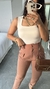 Body Poliamida Regata Decote Quadrado Veneza Off White - Menta Pimenta Rosa - Loja de roupas femininas - estilo - Moda básica - atemporal - estilosa
