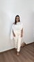 Blusa Conjunto Top Bata Capa Boho Chic Assimétrica Multiformas Suzane Off White - Menta Pimenta Rosa - Loja de roupas femininas - estilo - Moda básica - atemporal - estilosa