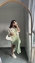 Vestido Moletinho Regata Corte Reto Fenda Lateral Letícia Verde Menta - Menta Pimenta Rosa - Loja de roupas femininas - estilo - Moda básica - atemporal - estilosa