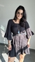 Vestido Viscose Bata Mullet Boho Chic Curto Decote Quadrado Babado Esmeralda Preto - Menta Pimenta Rosa - Loja de roupas femininas - estilo - Moda básica - atemporal - estilosa
