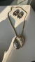Colar Mix Conjunto Corrente e Brinco Prateado/Dourado na internet
