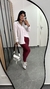 Calça Skinny Legging Poliamida Luana Marsala - loja online