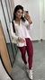 Calça Skinny Legging Poliamida Luana Marsala - comprar online