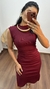 Vestido Canelado Ribana Midi Meia Manga Muscle Vanessa Marsala - Menta Pimenta Rosa - Loja de roupas femininas - estilo - Moda básica - atemporal - estilosa