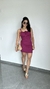 Vestido Canelado Ribana Alça Franzido Maitê Fúcsia - Menta Pimenta Rosa - Loja de roupas femininas - estilo - Moda básica - atemporal - estilosa