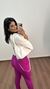 Calça Alfaiataria Reta Tradicional Ana Fúcsia - Menta Pimenta Rosa - Loja de roupas femininas - estilo - Moda básica - atemporal - estilosa