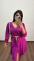 Vestido Chemise Camisa Camisão Viscose Ariela Fúcsia - loja online