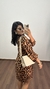 Vestido Chemise Camisa Camisão Viscose Ariela Onça na internet