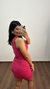 Vestido Canelado Ribana Curto Regata Decote Quadrado Lívia Pink - Menta Pimenta Rosa - Loja de roupas femininas - estilo - Moda básica - atemporal - estilosa