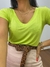 T-shirt Tee Camiseta Blusa Viscolycra Podrinha Verde Lima