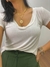 T-shirt Tee Camiseta Blusa Viscolycra Podrinha Off White