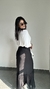 Blusa Viscolycra Alongada Decote Canoa Manga Média Solange Off White - Menta Pimenta Rosa - Loja de roupas femininas - estilo - Moda básica - atemporal - estilosa