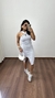 Vestido Canelado Ribana Midi Frente Única Fenda Bojo Aline Cinza Mescla - Menta Pimenta Rosa - Loja de roupas femininas - estilo - Moda básica - atemporal - estilosa