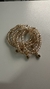 Pulseira Mix Pedraria Pingentes Dourado/Rose na internet