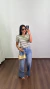 Blusa T-shirt Tee Camiseta Viscolycra Premium Listrada Marrie - Menta Pimenta Rosa - Loja de roupas femininas - estilo - Moda básica - atemporal - estilosa