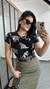 Saia Canelada Ribana Midi Longa Longuete Fenda Isadora Verde Militar - Menta Pimenta Rosa - Loja de roupas femininas - estilo - Moda básica - atemporal - estilosa
