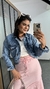 Jaqueta Jeans Bolsos Frontais Elisa - comprar online