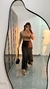 Blusa Canelada Ribana Cropped Manga Longa Nude Chocolate