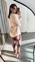 Imagem do Camisa Manga Longa Crepe Alongada Valentina Nude