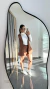 Conjunto Alfaiataria Marrante Colete Faixa Shorts Cintura Alta Antonella Marrom - comprar online