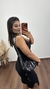 Vestido Canelado Ribana Midi Regata Gola Alta Cecília Preto na internet