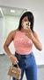Blusa Canelada Ribana Regata Sofia Rosé - comprar online