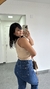 Blusa Canelada Ribana Regata Sofia Nude na internet
