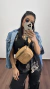 Imagem do Macacão Viscose Decote Marisa Estampado Preto