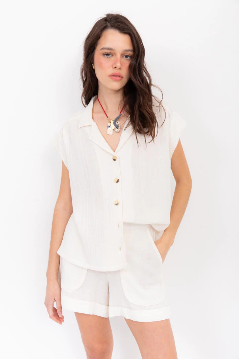 Camisa Over Leilani