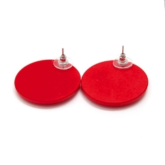 Brinco Round Vermelho - loja online