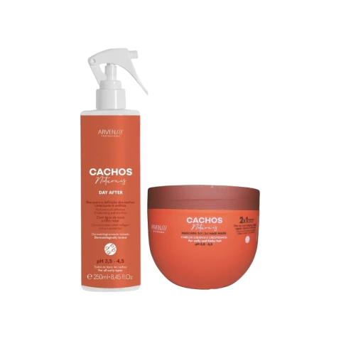 Kit Arvensis Cachos Naturais Perfeitos Mascara 2x1 + Day After - comprar online