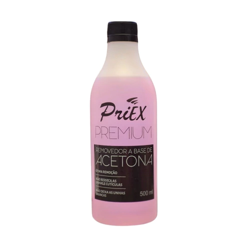 Removedor de Esmalte a Base de Acetona 500ml - Priex Premium - comprar online